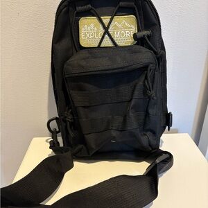 Black Explore More Men's Bag